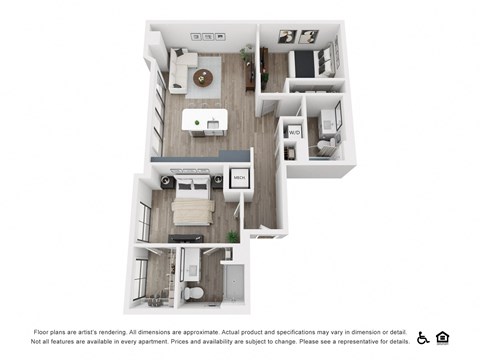 A20-D bedroom floorplan